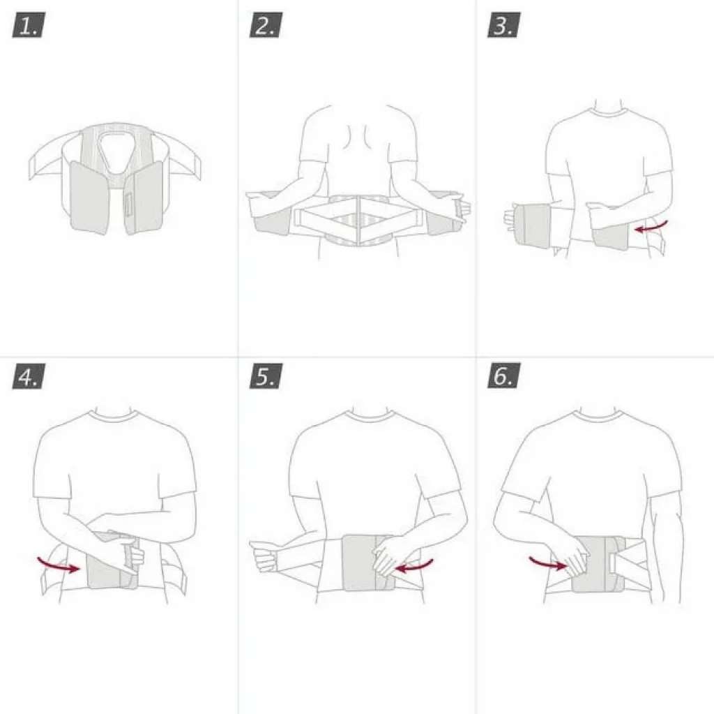 Actimove Lumbar Sacral 10″ Support Comfort w/Additional Support Belt (31.5″-45.5