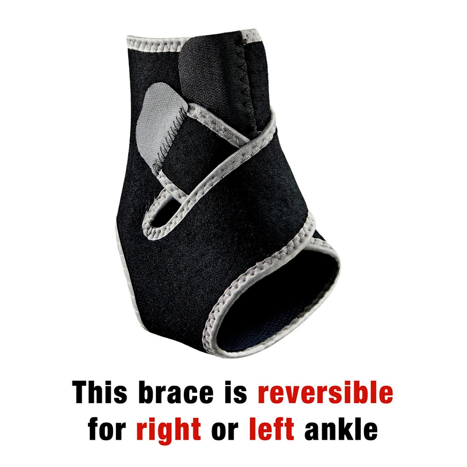 ACE Brand Adjustable Compression Ankle Support, Moderate Support for Weak, So…