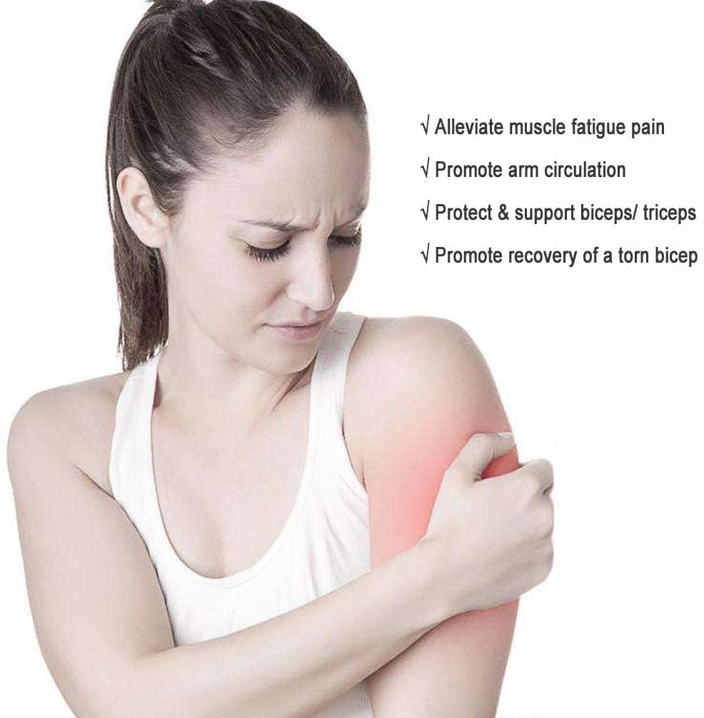 Compression Arm Sleeve Bicep Tricep Support Tendonitis Brace Wrap Adjustable
