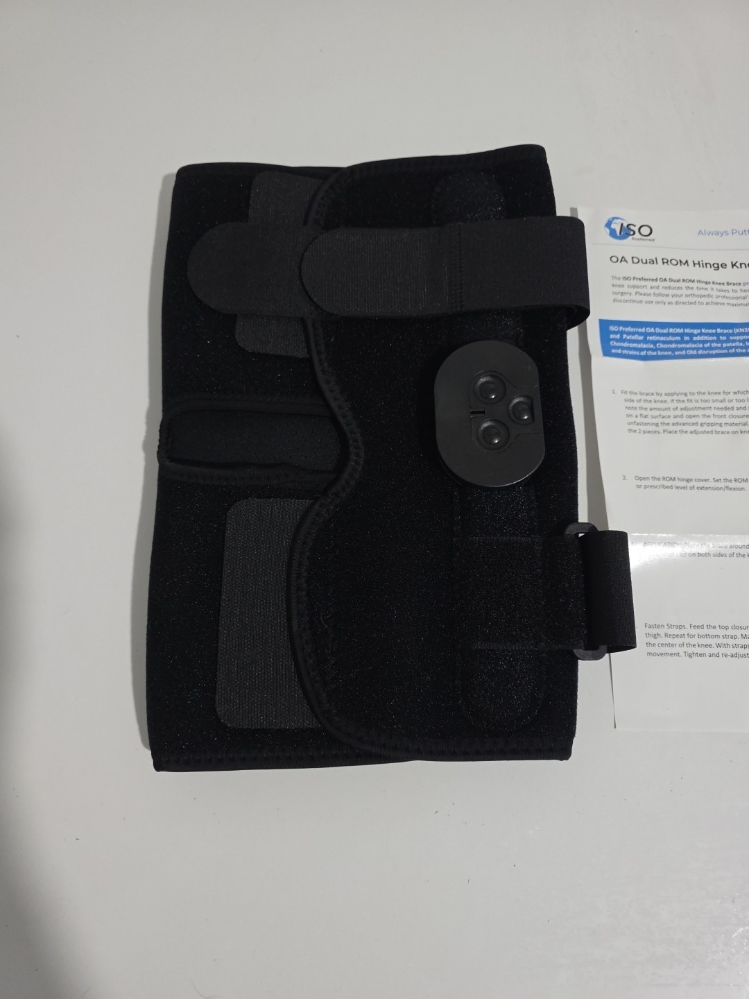 NEW ISO Preferred OA Dual Hinge ROM Universal Knee Brace KN209 + 2 knee Sleeves