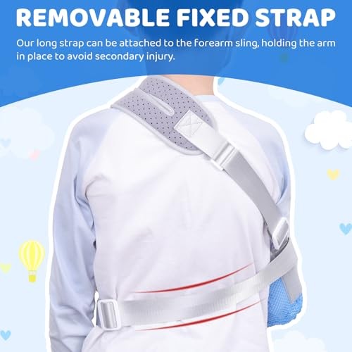 Arm Sling for Kids, Arm Brace with Support Plate, Arm Support Sling Small