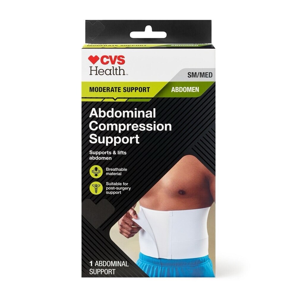 CVS Health abdominal compression support, Moderate Support Size SM/MED