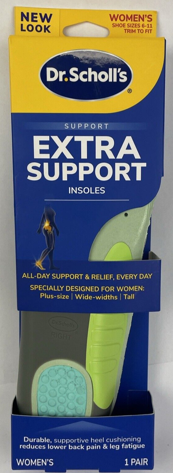 Dr. Scholl’s Women’s Extra Support Plus Size 6-11 Shoe Size Shock Guard