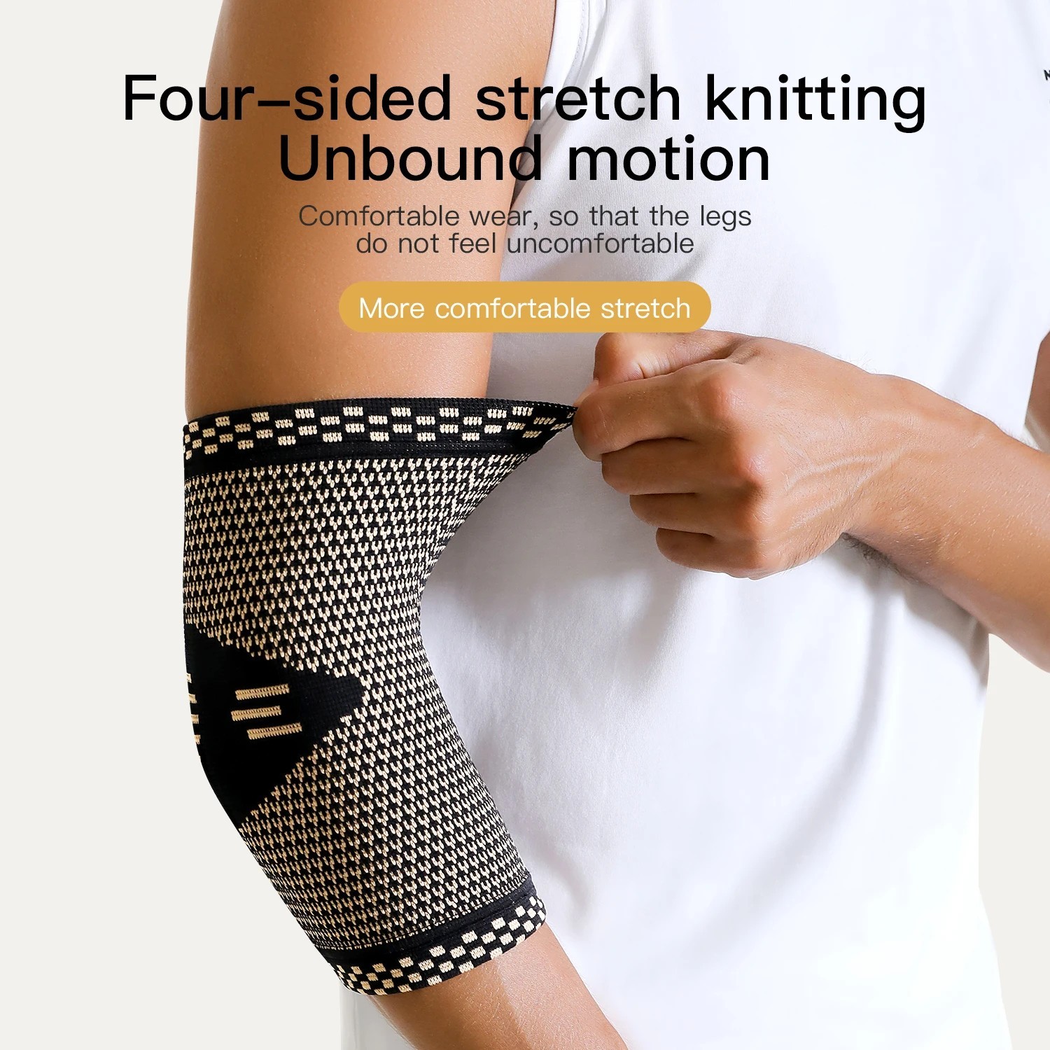 2PCS Elbow Brace Compression Sleeve Tennis Golf Elbow Support Tendonitis Pain