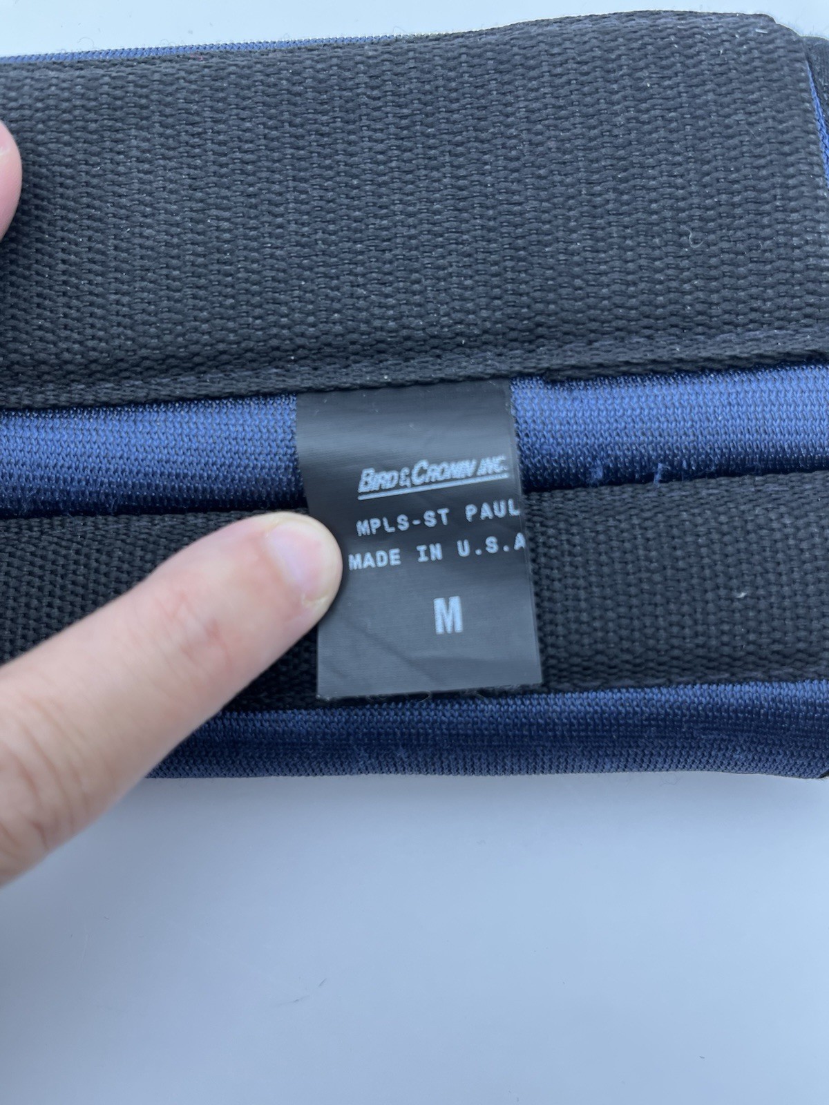 Bird & Cronin Premier Wrist Brace Medium Blue Support Carpal Tunnel LEFT Hand