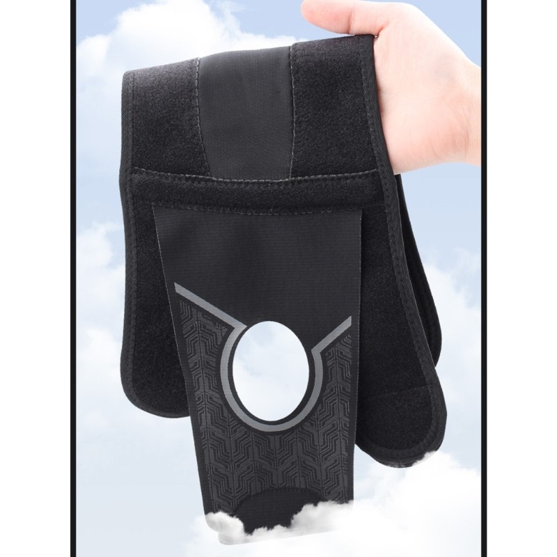 Shock Absorption Breathable Sport Knee Brace with Spring Stabilizers for Running