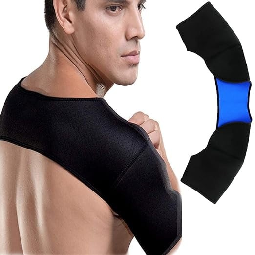 Double Shoulder Brace Warm Breathable for Sports Lifting Sleep Pain Relief