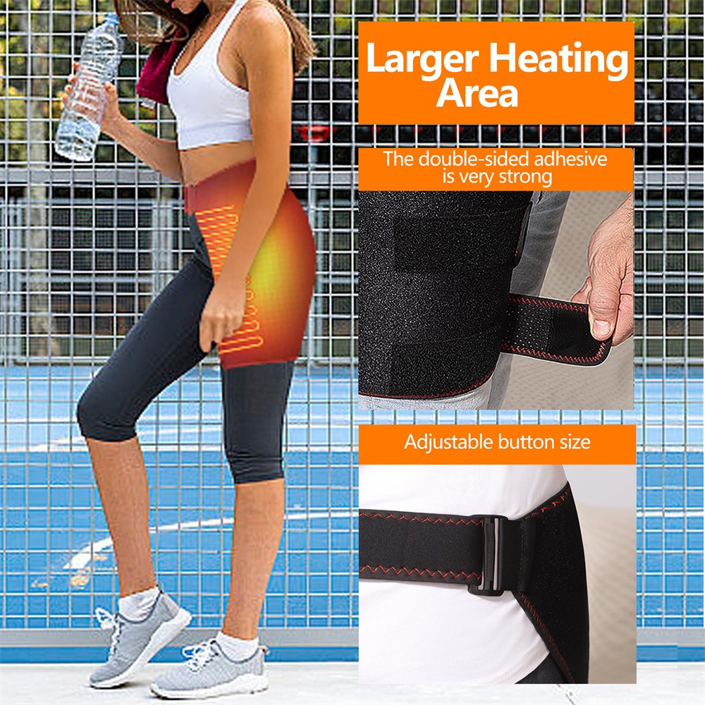 Electric Infrared Heating Hip Brace Heating Massage Pad Vibration Heating Pad