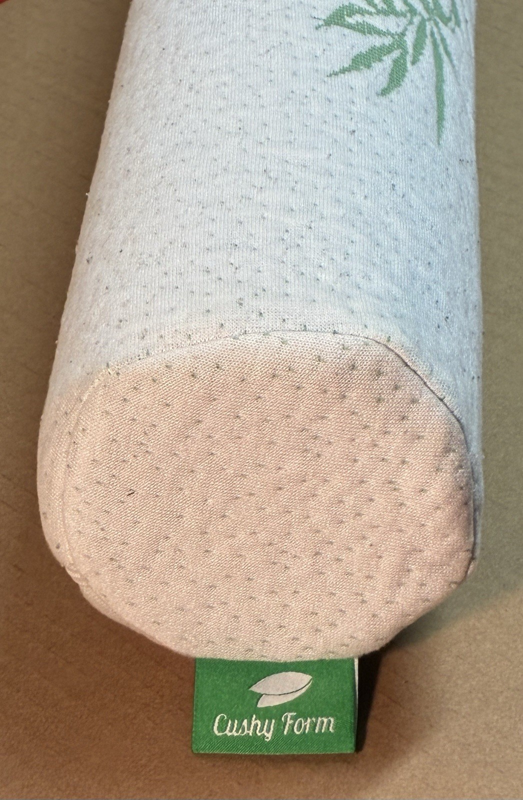 Cushy Form Memory Foam Roll Pillow 18″ x 4″ for Neck, Back and Knee Support EUC