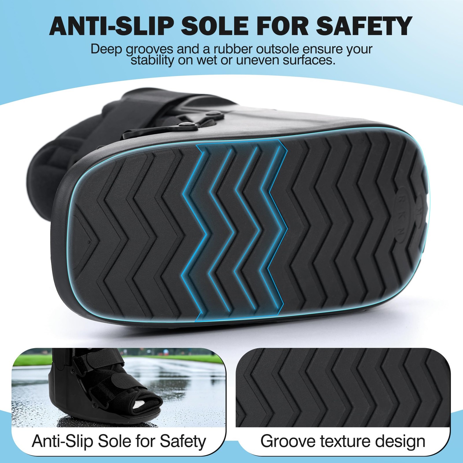Walking Boot for Broken Foot, Injuries, Air Walker for Fracture, M