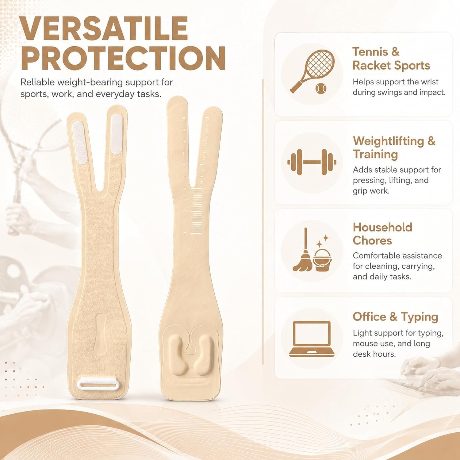 Wrist Brace Ulnar Wrist Pain & Cartilage Injury Wrist Wrap Cushioned One Size