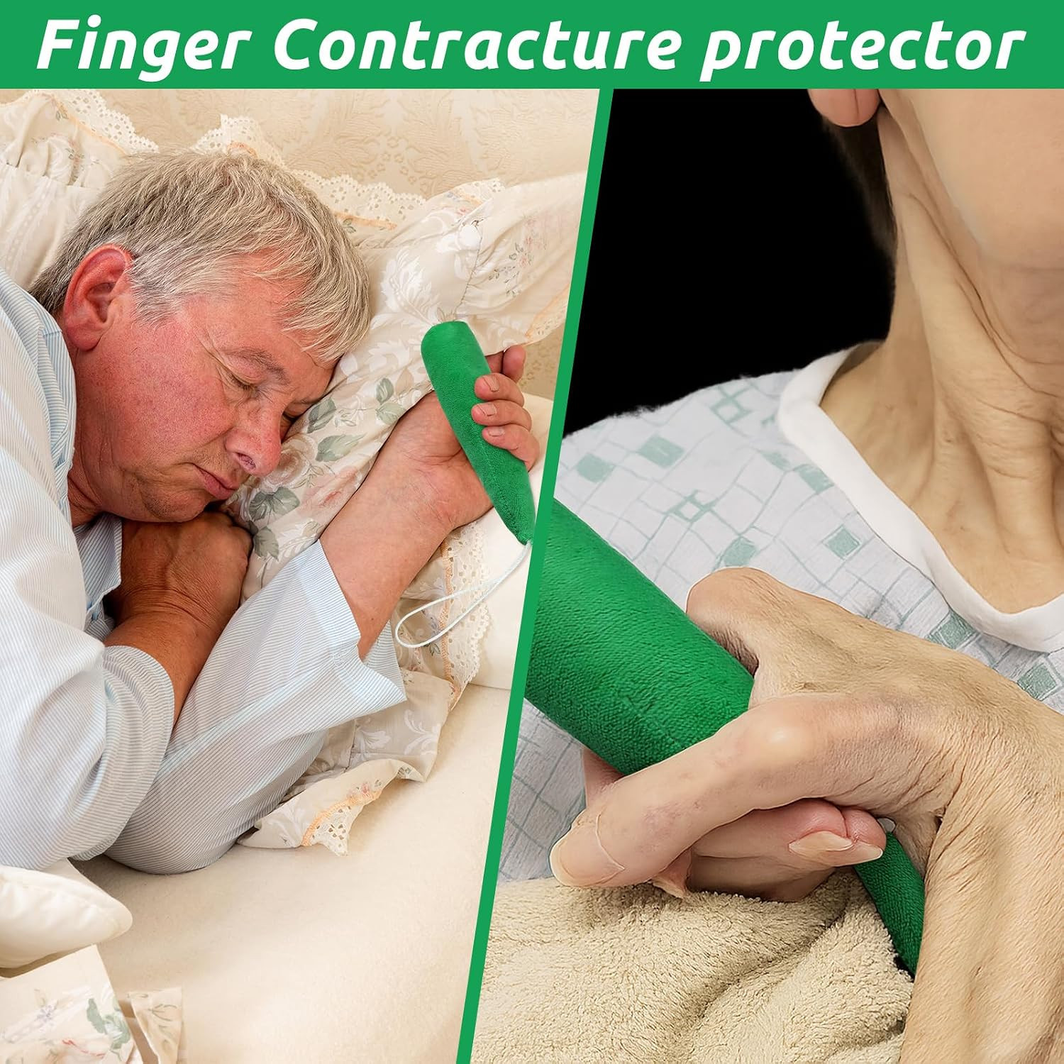 1 Pcs Palm Protector for Hand Carrot Shape Contracture Cushion with Wands, Suppo