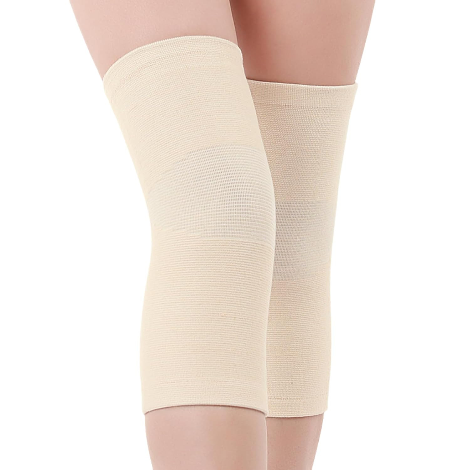 1 Pair Cotton Knee Compression Sleeves Knee Support for Joint Pain Arthritis Pai