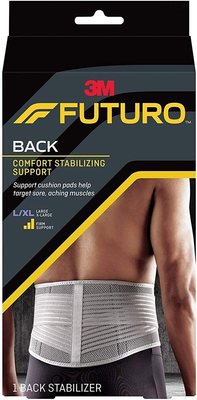 Futuro Brace Back Adjustable Large L – XL Cushion Pads Open Box