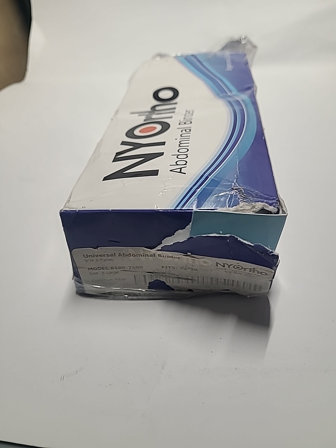 NYOrtho Abdominal Binder 8100-7590 Waist Support Belt Size XL height 9”H 75-90