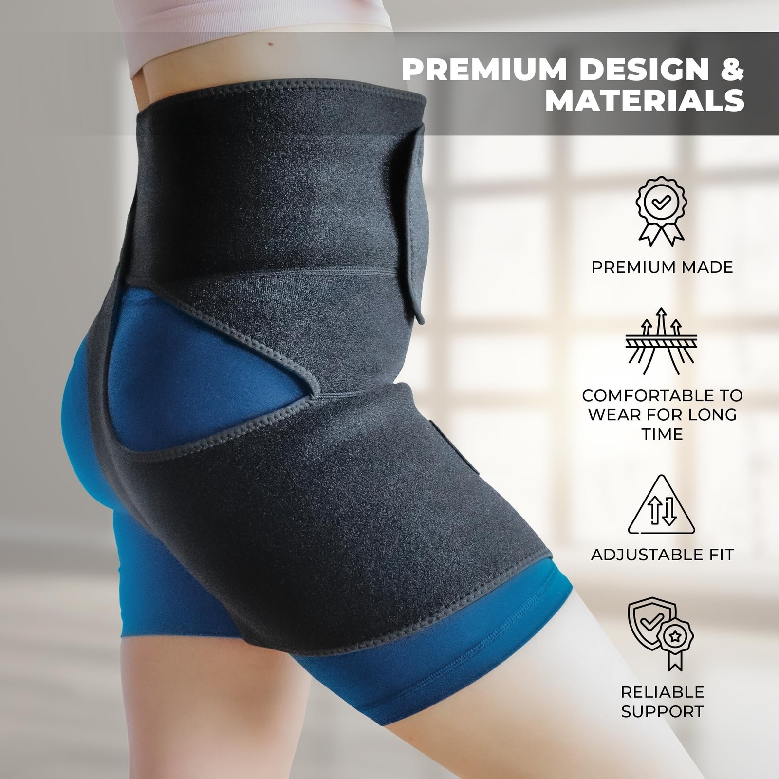 Ortho-Wrap Hip Brace for Sciatica Pain Relief – Unisex Support Brace with Bre…