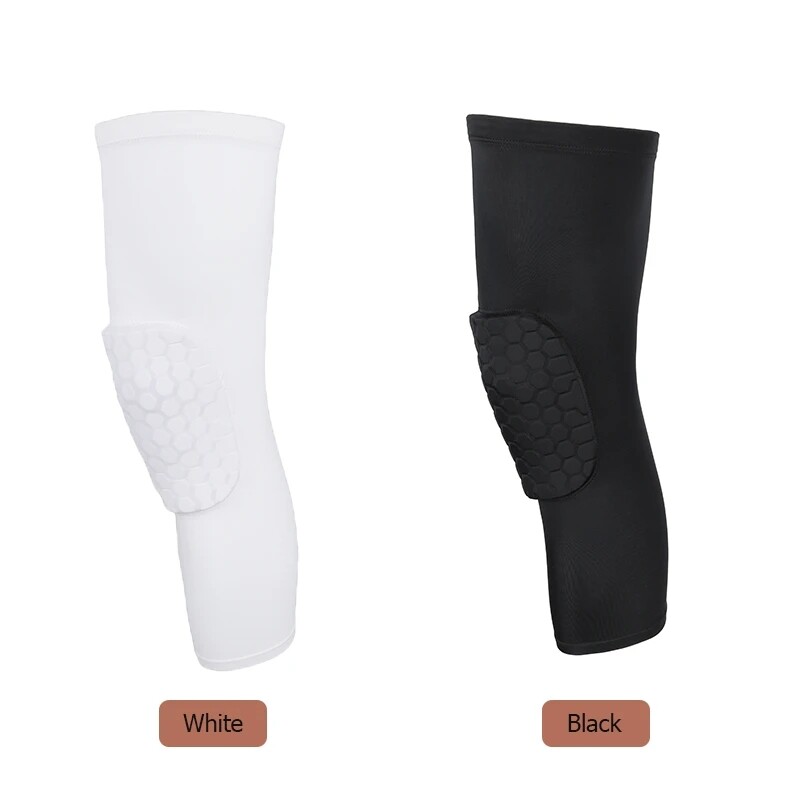 US Compression Sleeves Long Knee Pads Brace Support Protector Basketball Sports