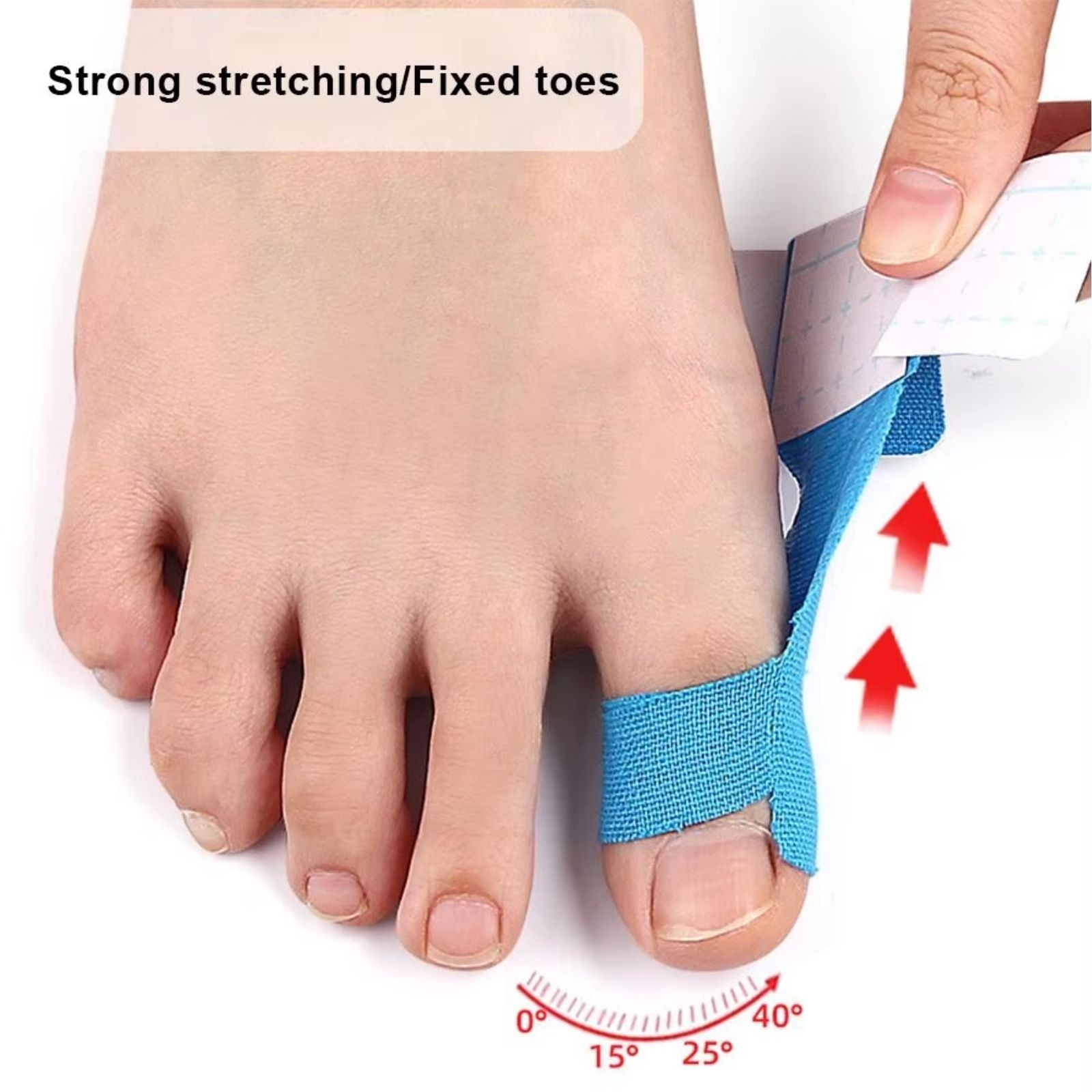 10PCS Bunion Corrector Tape Big Toe Support Pain Relief Kinesiology Foot Wrap