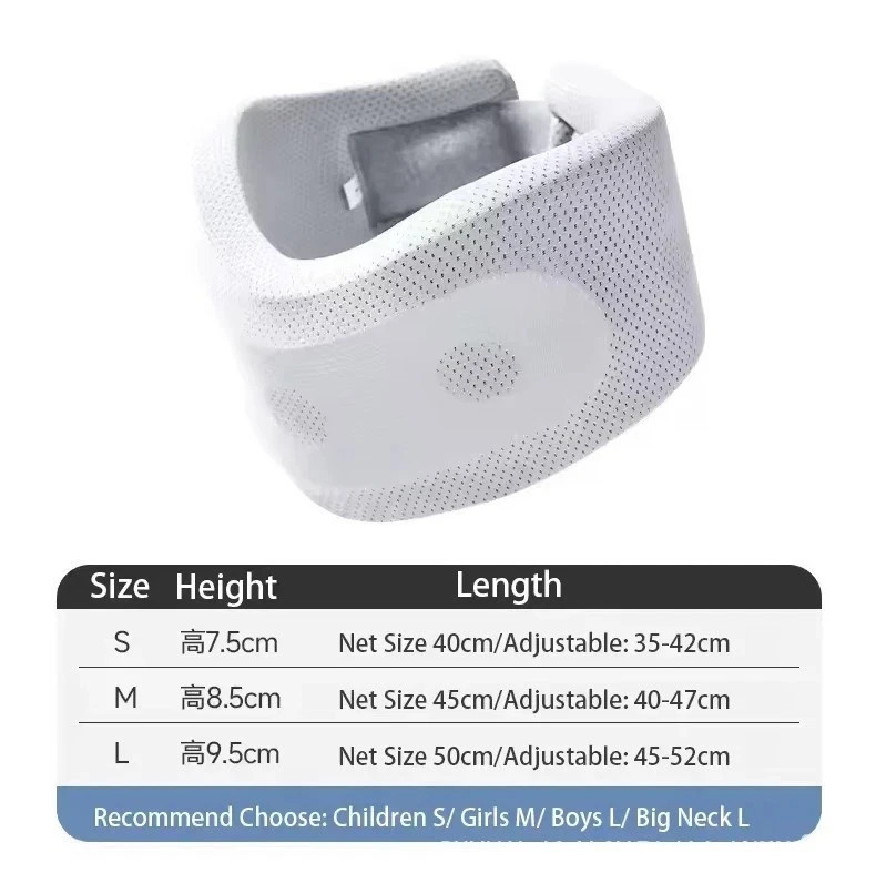 Support Wrap Soft Foam Cervical Collar Neck Pain Relief Adjustable Neck Brace