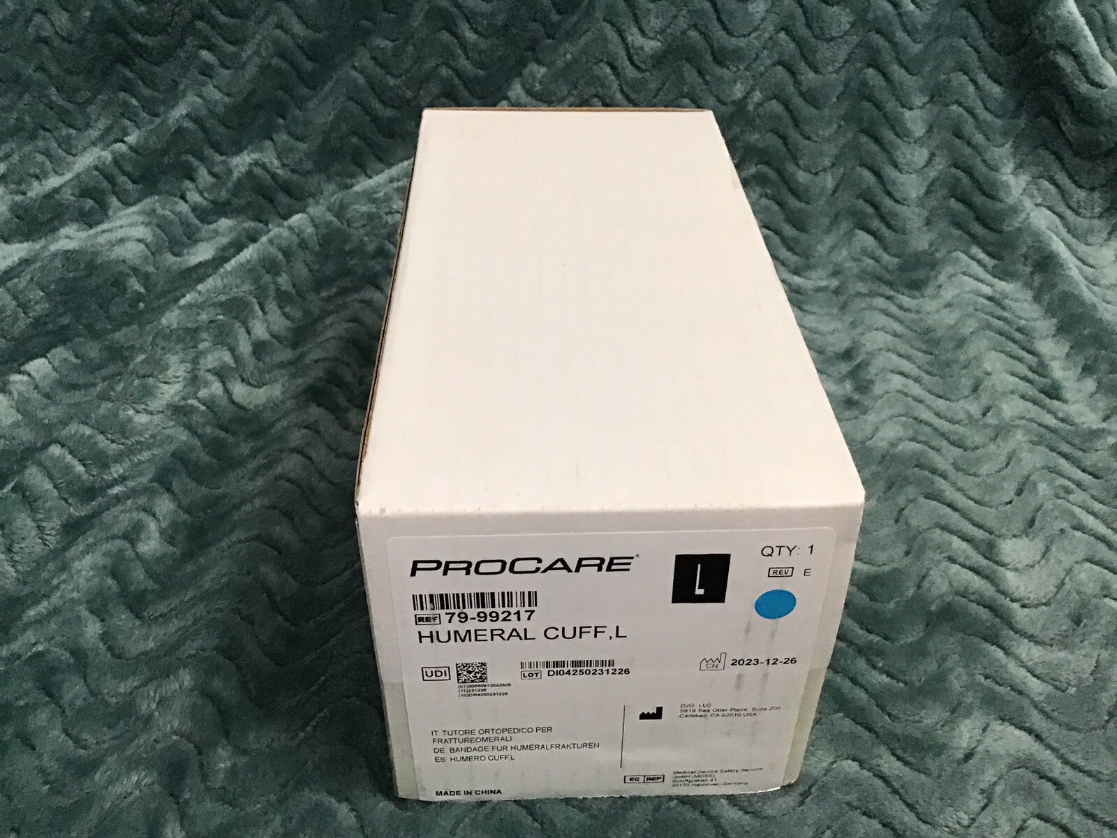 Procare Humeral Cuff Size L Blue 79-99217