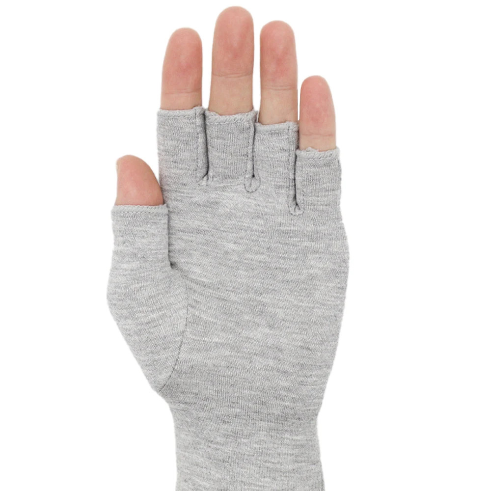 2 Pair Bamboo Gloves Compression Arthritis Glove Wrist Support Joint Pain Relief