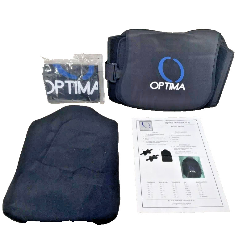 Optima Back Brace Lumbar Support Prime Series XL for 41″ – 46″ Waist Size