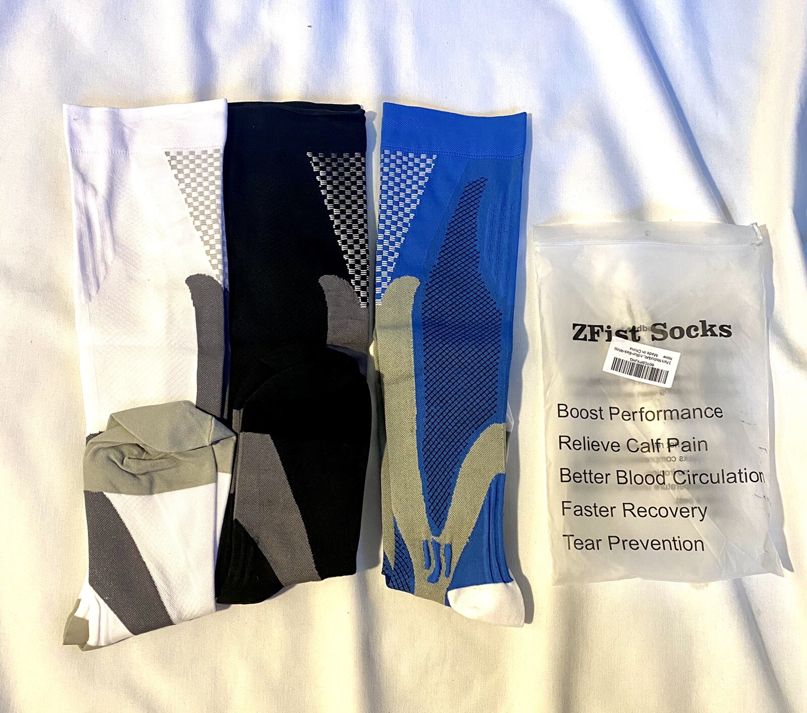 ZFist Medical&Althetic Compression Socks for Men 20-30 mmHg Nursing Perform