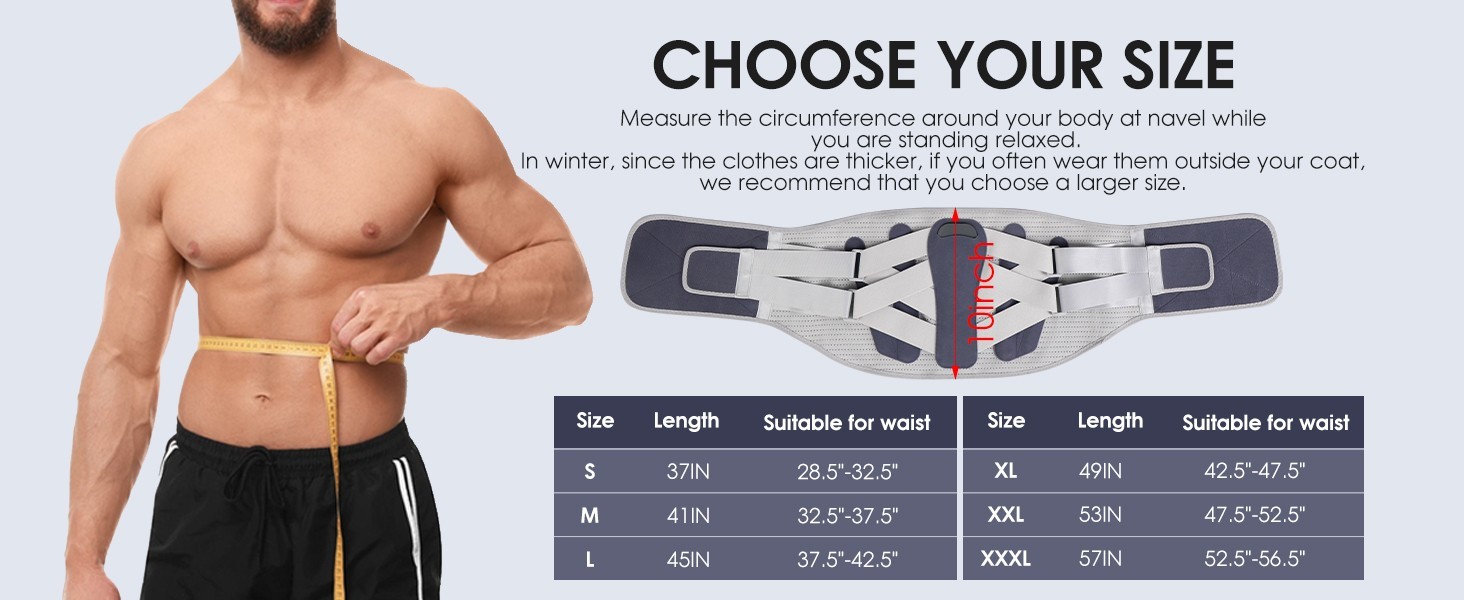 Umbilical Hernia Belt for Men Women – Abdominal Support Binder with Compression