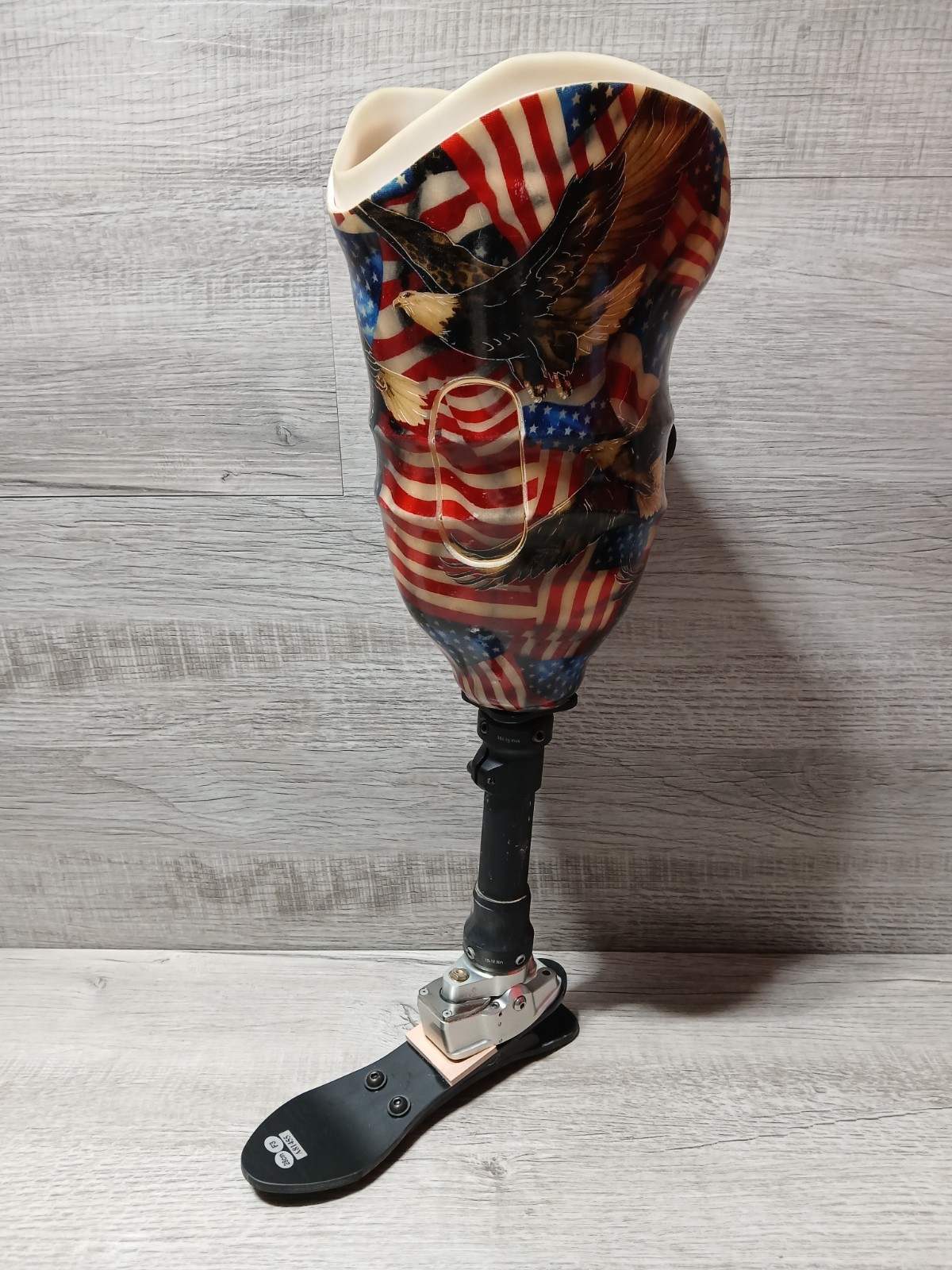 K2 Odyssey Hydraulic Ankle Prosthetic American Flag Below-Knee W Boa Tightening