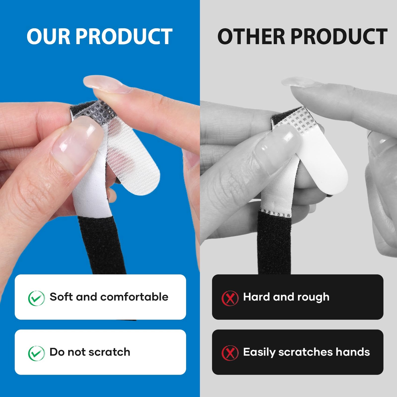 Tape Finger Straps Reusable Toe Straighteners for Curled Toes Fingers Support