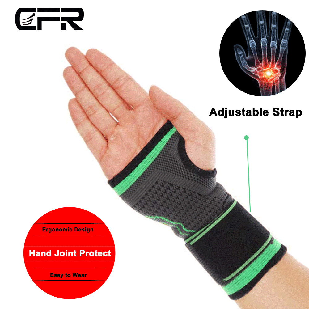 Wrist Support Brace Compression Sleeve Arthritis Carpal Tunnel Hand Workout Band