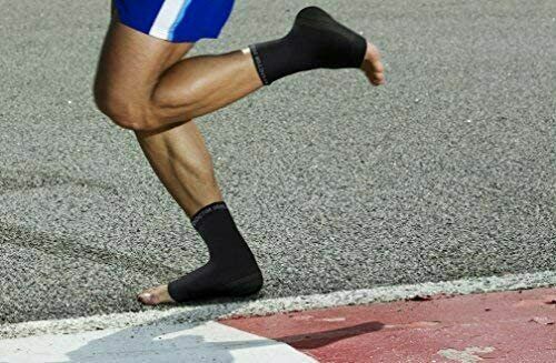 Doctor Developed Copper Foot Sleeves/Plantar Fasciitis Socks Pair Size L
