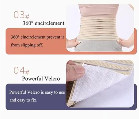 en Or Women Ostomy Belt Breathable Ostomy Hernia Support Belt Abdominal Stoma M