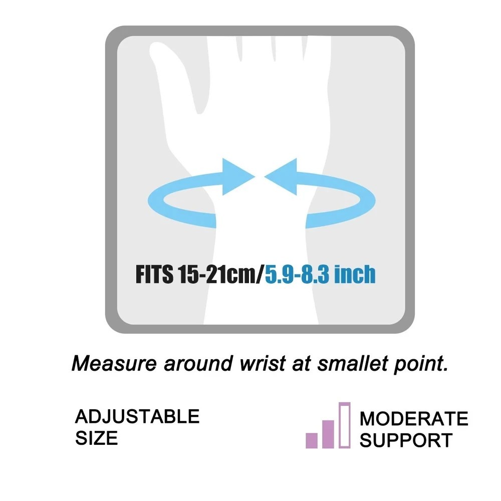 1 Pair Fingerless Arthritis Therapy Gloves Magnetic Compression Support
