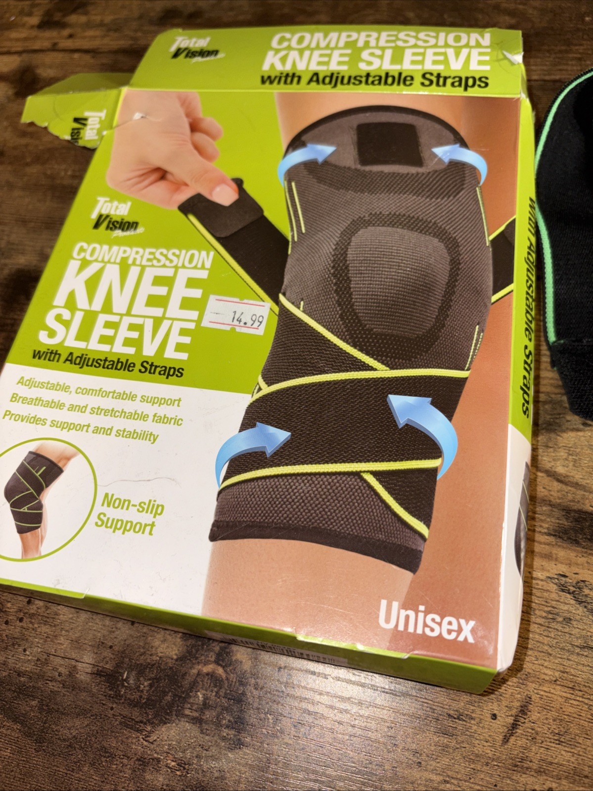 Total Vision Compression Knee Sleeve Unisex Very Good Shape