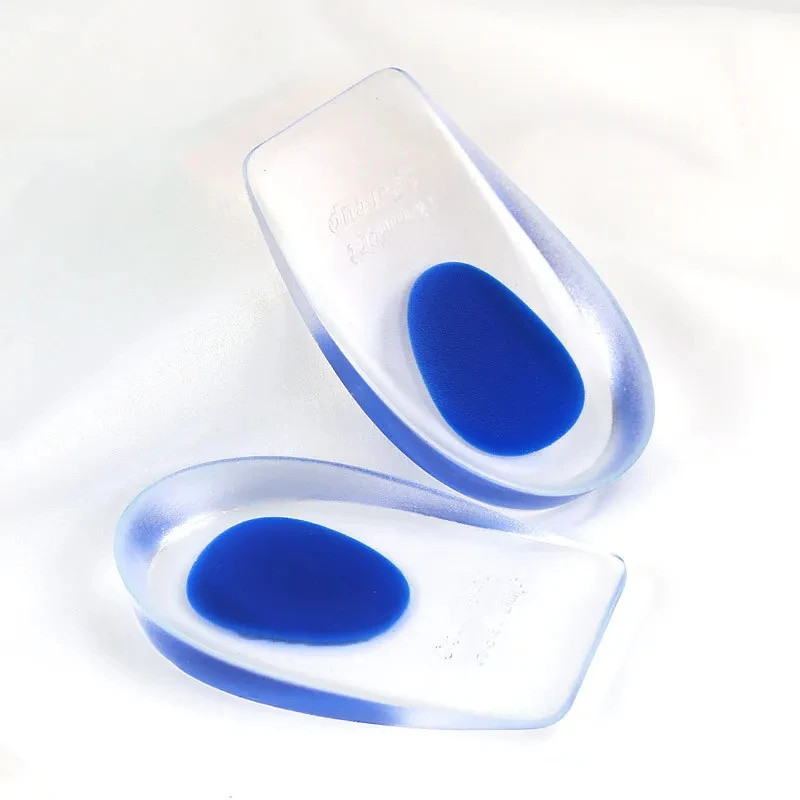 1Pair Spurs Pain Foot Shoe Insoles Silicone Gel Orthopedic Insole for Feet