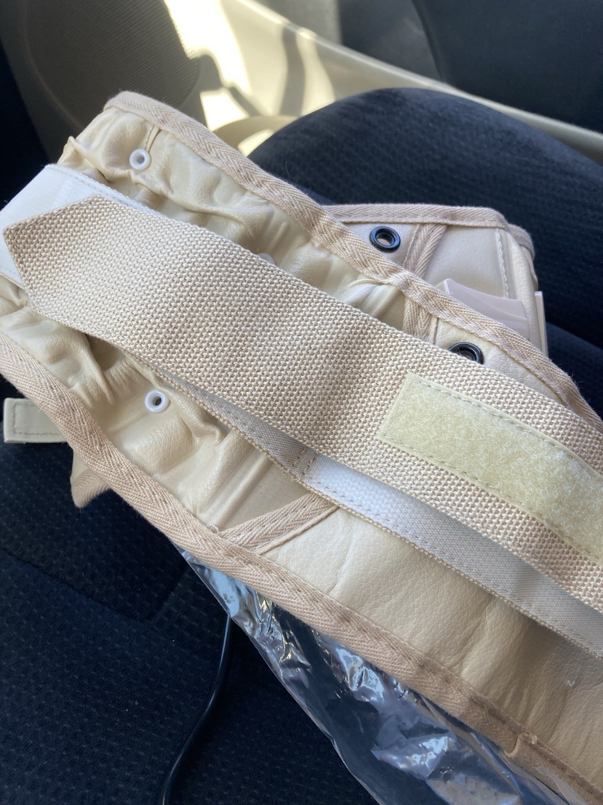 DR-HOS 2-in-1 Back Relief Decompression Belt Size A 25-41 Inflatable Lumbar Pump