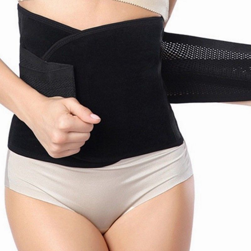 Men Women Waist Trainer Spine Brace Girdle Lumbar Support Belt Orthotics Band US