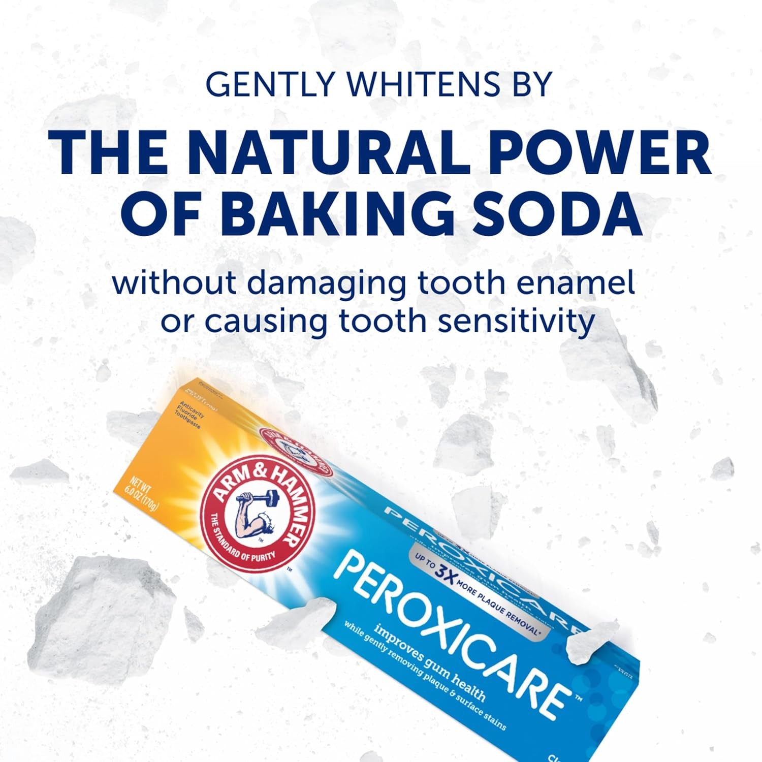 ARM & Hammer Peroxicare Toothpaste for Gum Health, Baking Soda Toothpaste, Clean