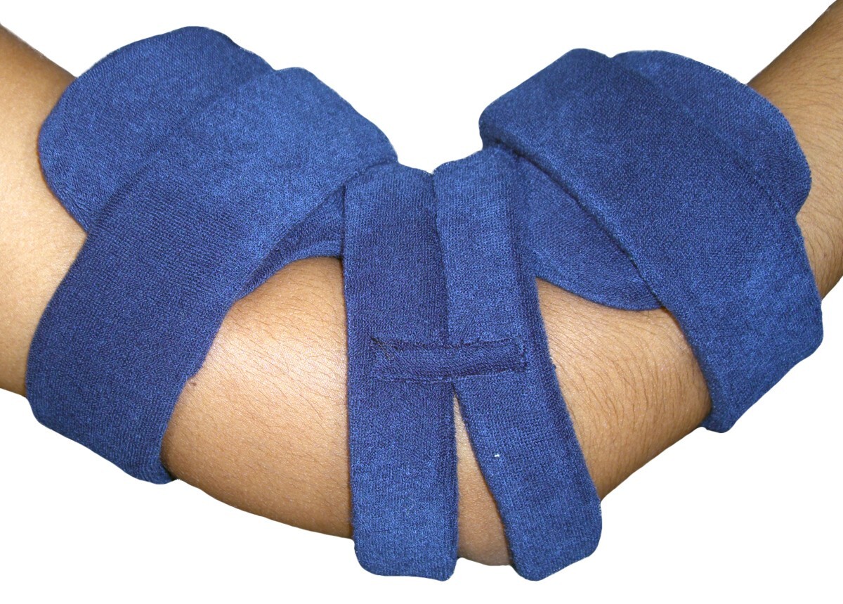 ComfySplints Elbow Orthosis e-101-as (Adult Small) Ambidextrous Navy Blue