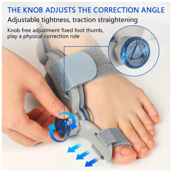 Pain Relief Foot Treatments Fat Finger Corrector Angle Adjustable Knob Foot Care