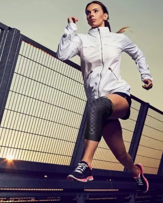Spark Kinetic Knee Sleeve-Compression Support with Embedded Kinesiology Tape