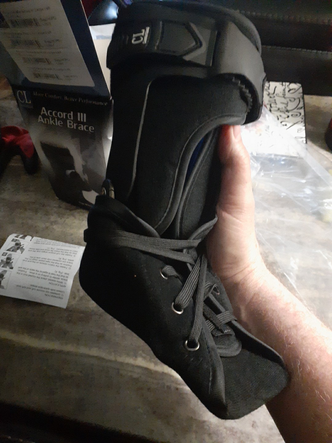 Comfortland Accord 3 III Ankle Brace Size large left New In Box NIB