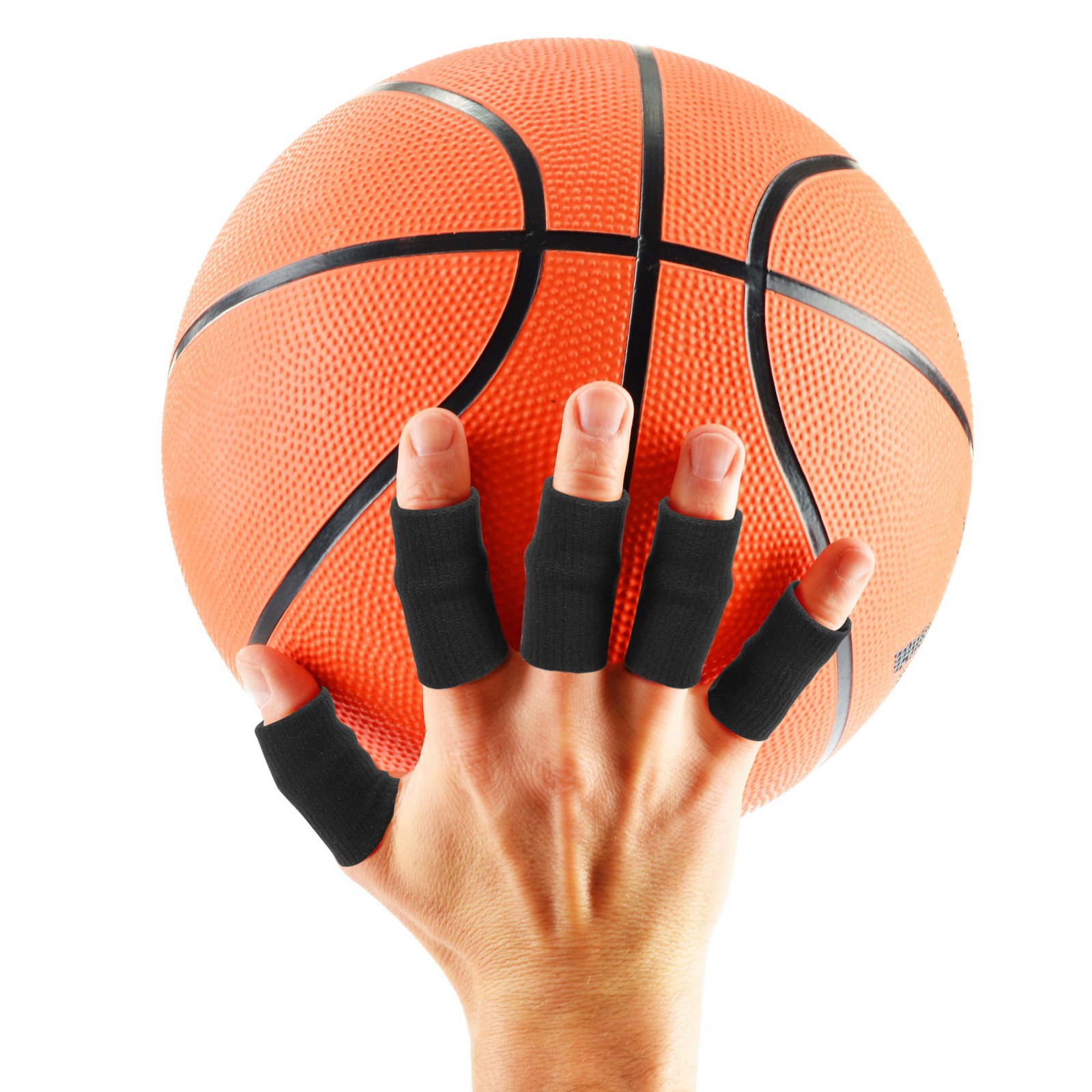 10PCS Sport Finger Sleeves Protectors, Elastic Thumb Brace Compression Covers