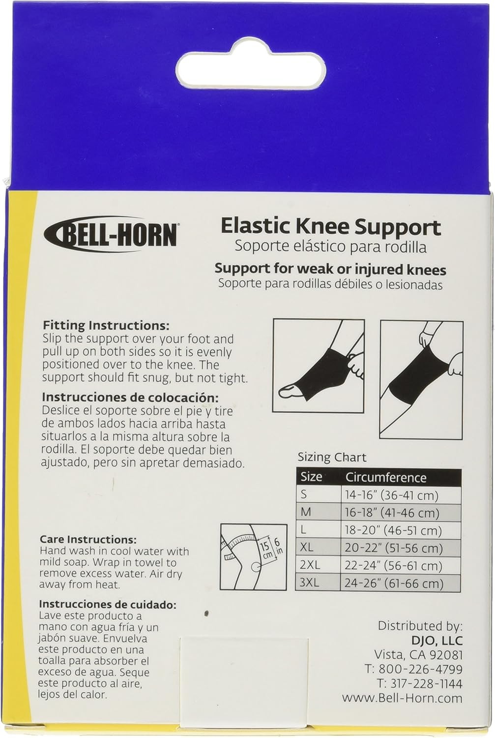 Bell-Horn Elastic Knee Support Beige XX-Large