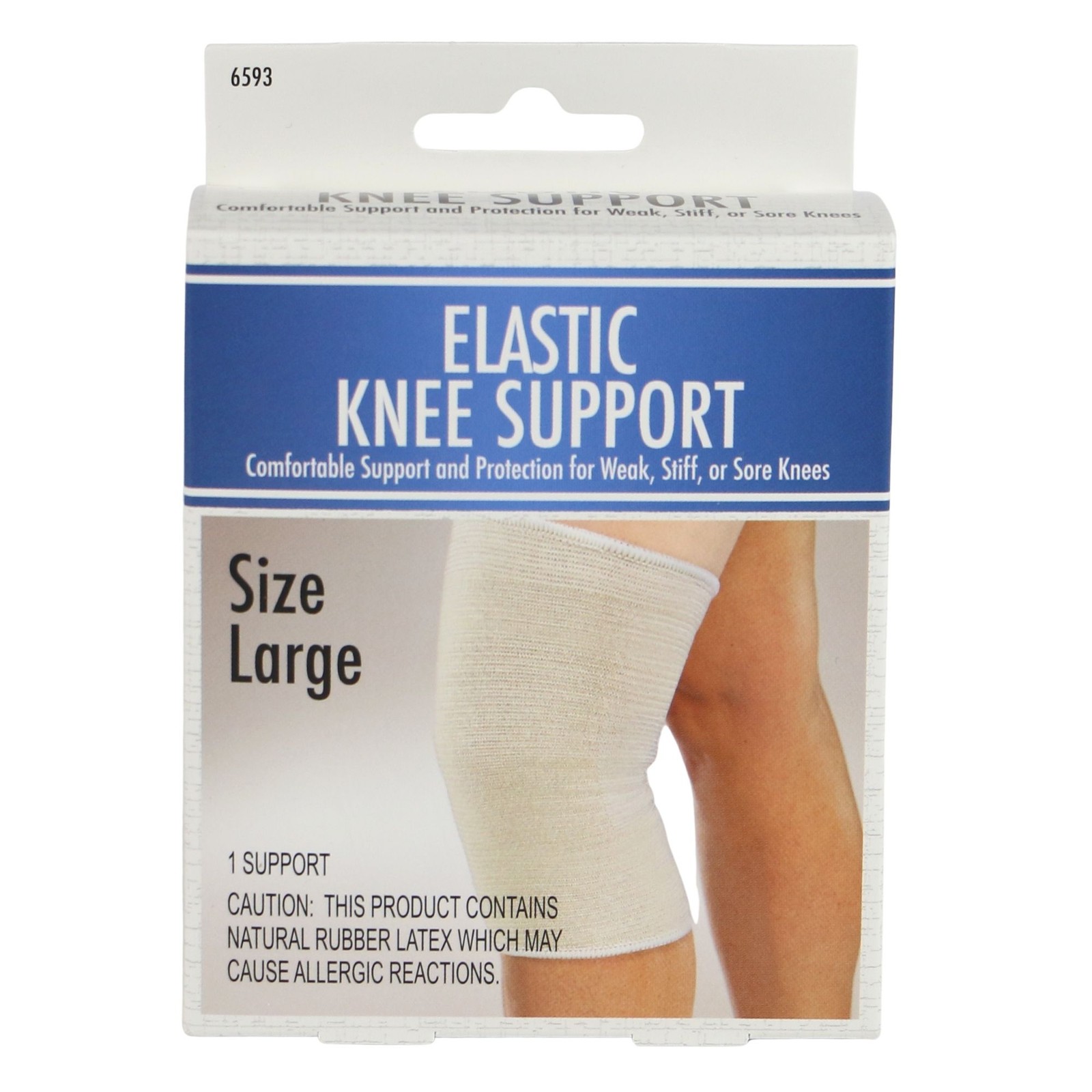 Mueller Elastic Knee Support: Large (Beige)