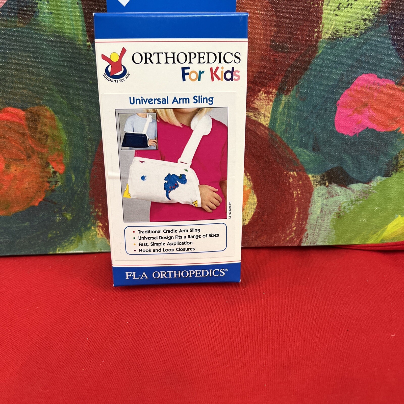 FLA Orthopedics For Kids Youth Size Universal Cradle Arm Sling Navy New In Box