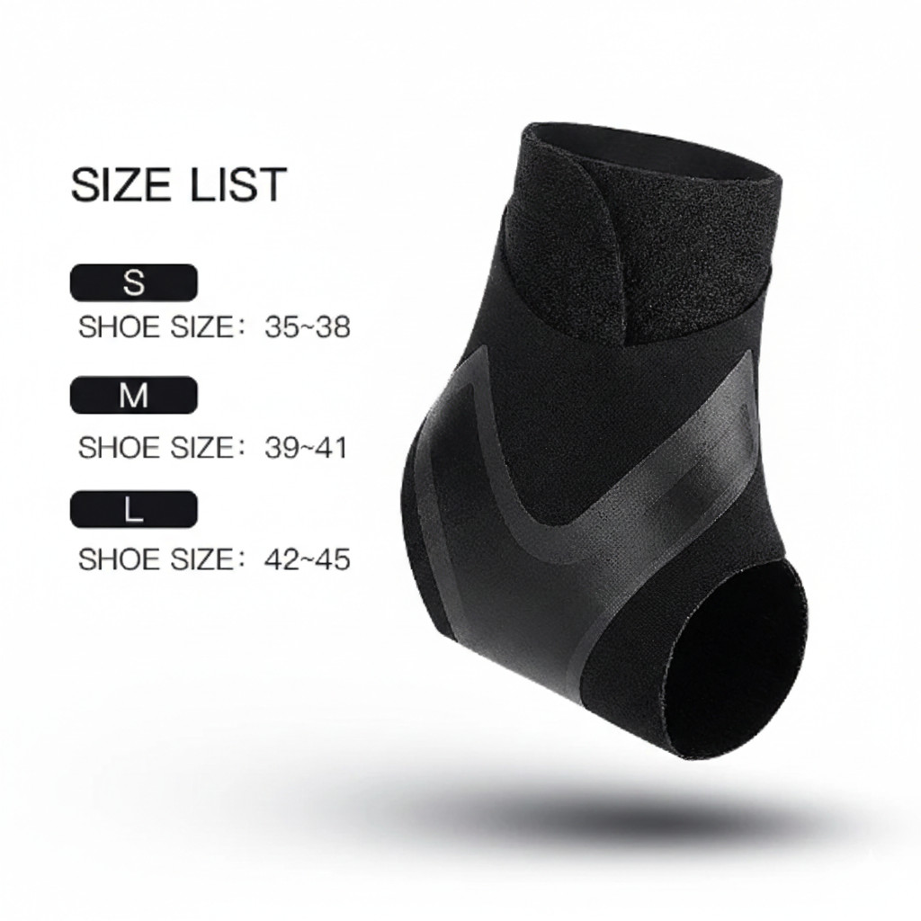 Ankle Brace Support Compression Sleeve Plantar Fasciitis Pain Relief Foot Wrap