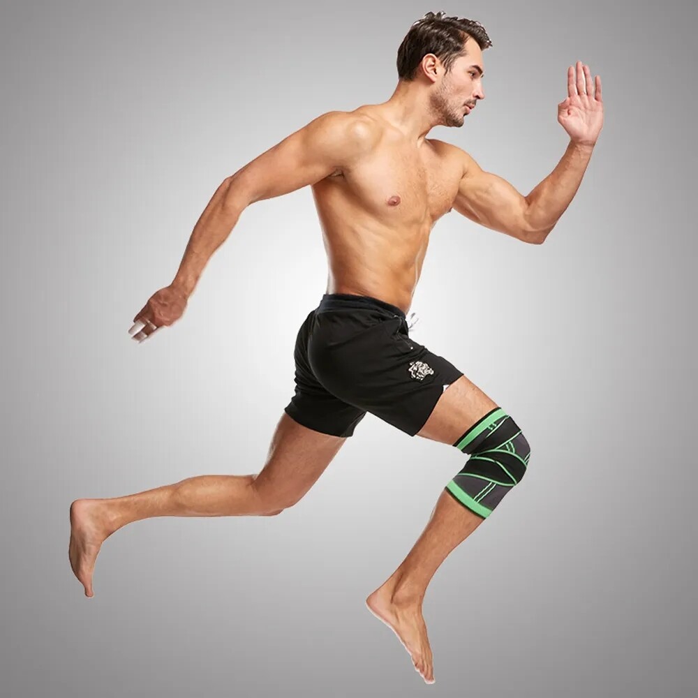Compression Sleeve Knee Brace Elastic Support Pads Knee Protector Sports Fitness