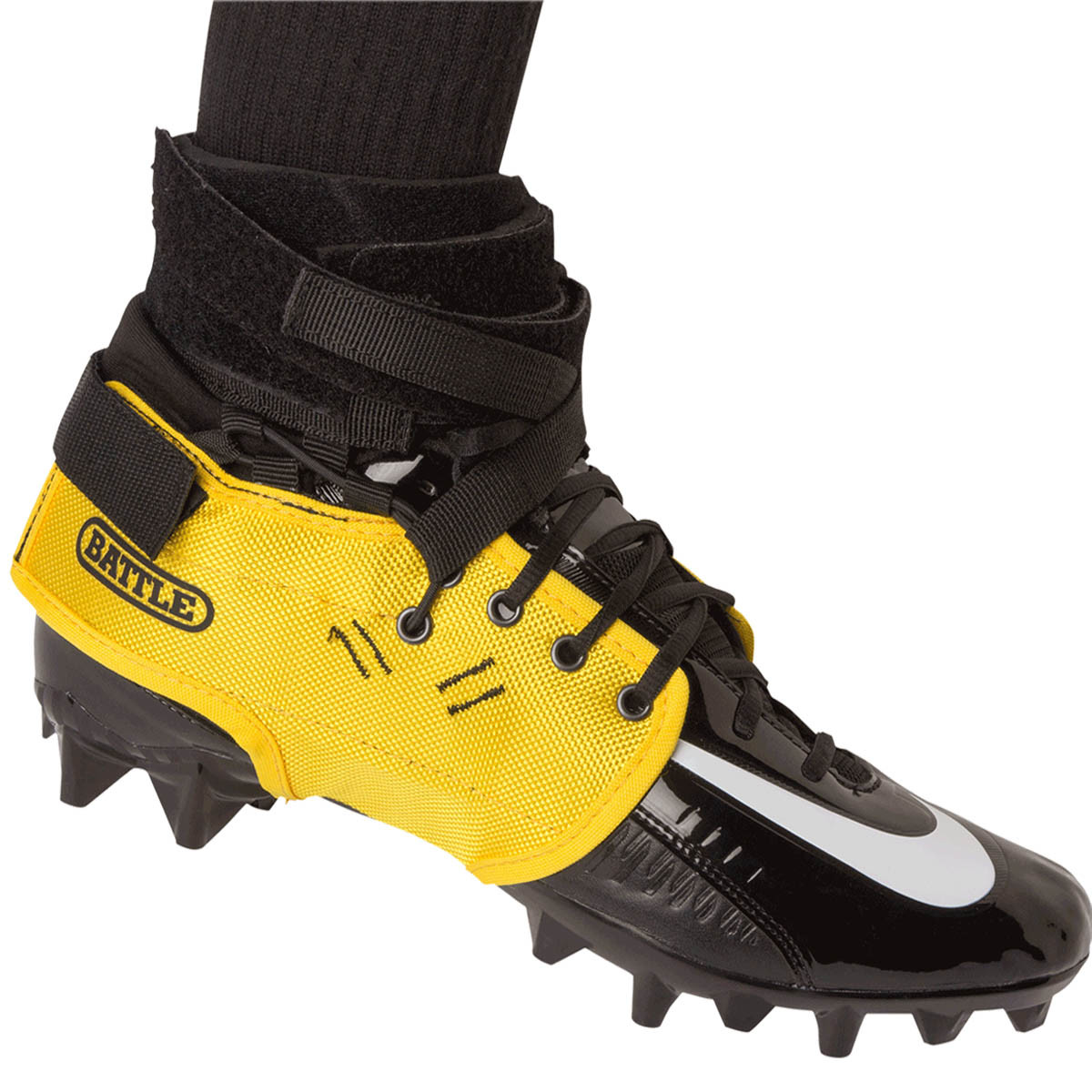 Battle Sports XFAST Over the Cleat Ankle Support System – Yellow